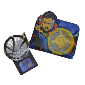Loungefly Doctor Strange Multiverse Of Madness Wallet With Zip Closure & Card Ho